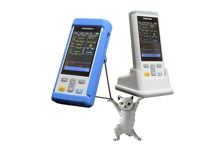Portable Vital Signs Patient Monitor Animal Vet Multi Parameter Medical With Vet Capnograph Veterinary