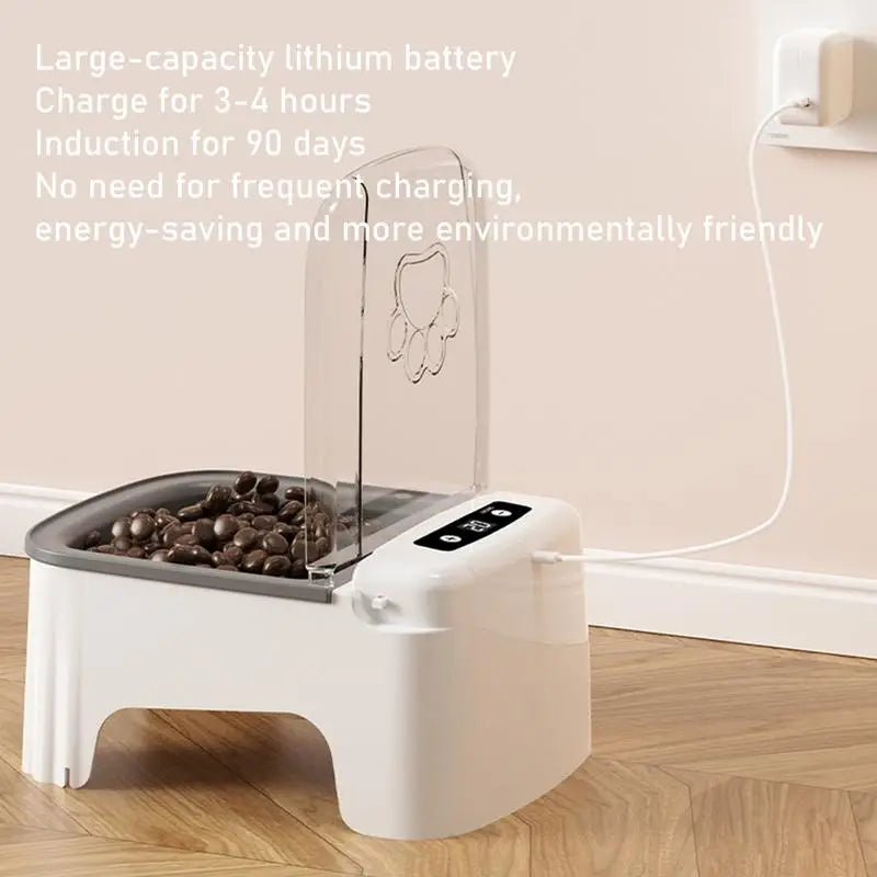 Smart Pet Feeder Automatic Pet Dispenser Sensor Timed Cat Feeder Dog Slow Food Dry Wet Feeding Machine Cat Dog Bowl