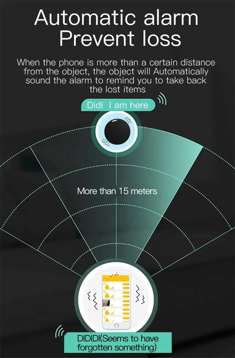 Xiaomi 5.0 GPS Bluetooth Mini Tracker Air Tag Anti-Lost Device Pet elderly Kids Wallet Tracking IOS Android Smart Finder Locator