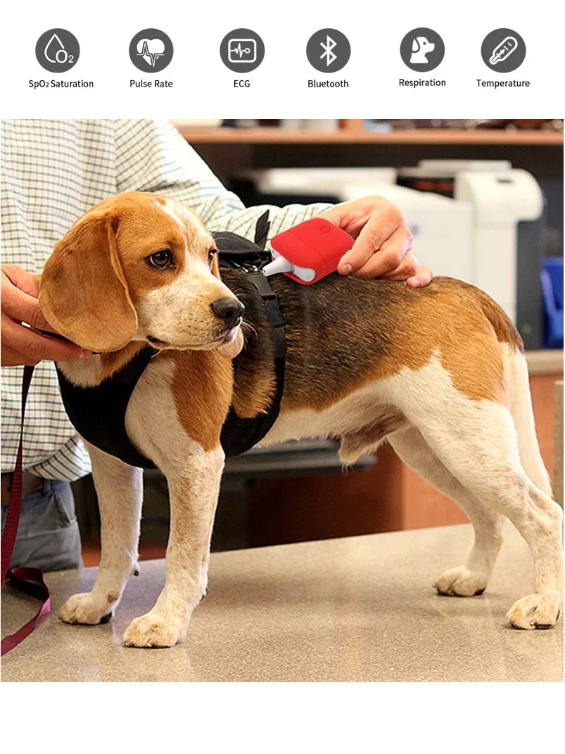 Take your pet's health monitoring on the go with our Portable Pet Health Kit. This comprehensive kit includes all the essential sensors and cables to connect to a compatible veterinary monitor, allowing you to get a complete picture of your pet's well-bei