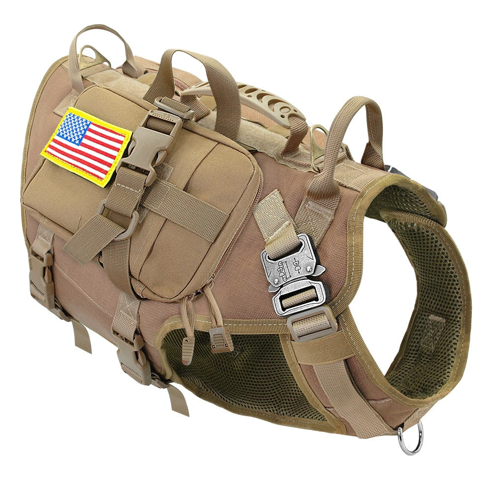 Tactical Dog Harness Military No Pull Pet Harness Vest-8