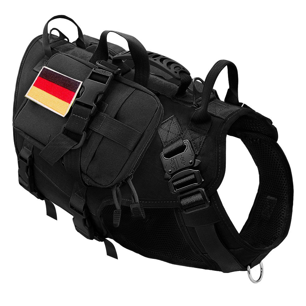 Tactical Dog Harness Military No Pull Pet Harness Vest-9