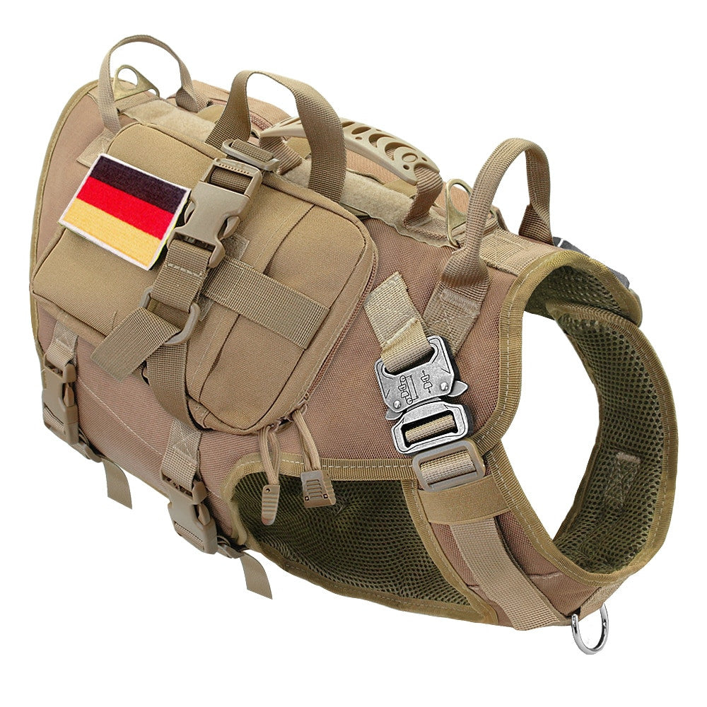 Tactical Dog Harness Military No Pull Pet Harness Vest-11
