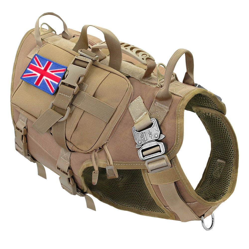 Tactical Dog Harness Military No Pull Pet Harness Vest-14