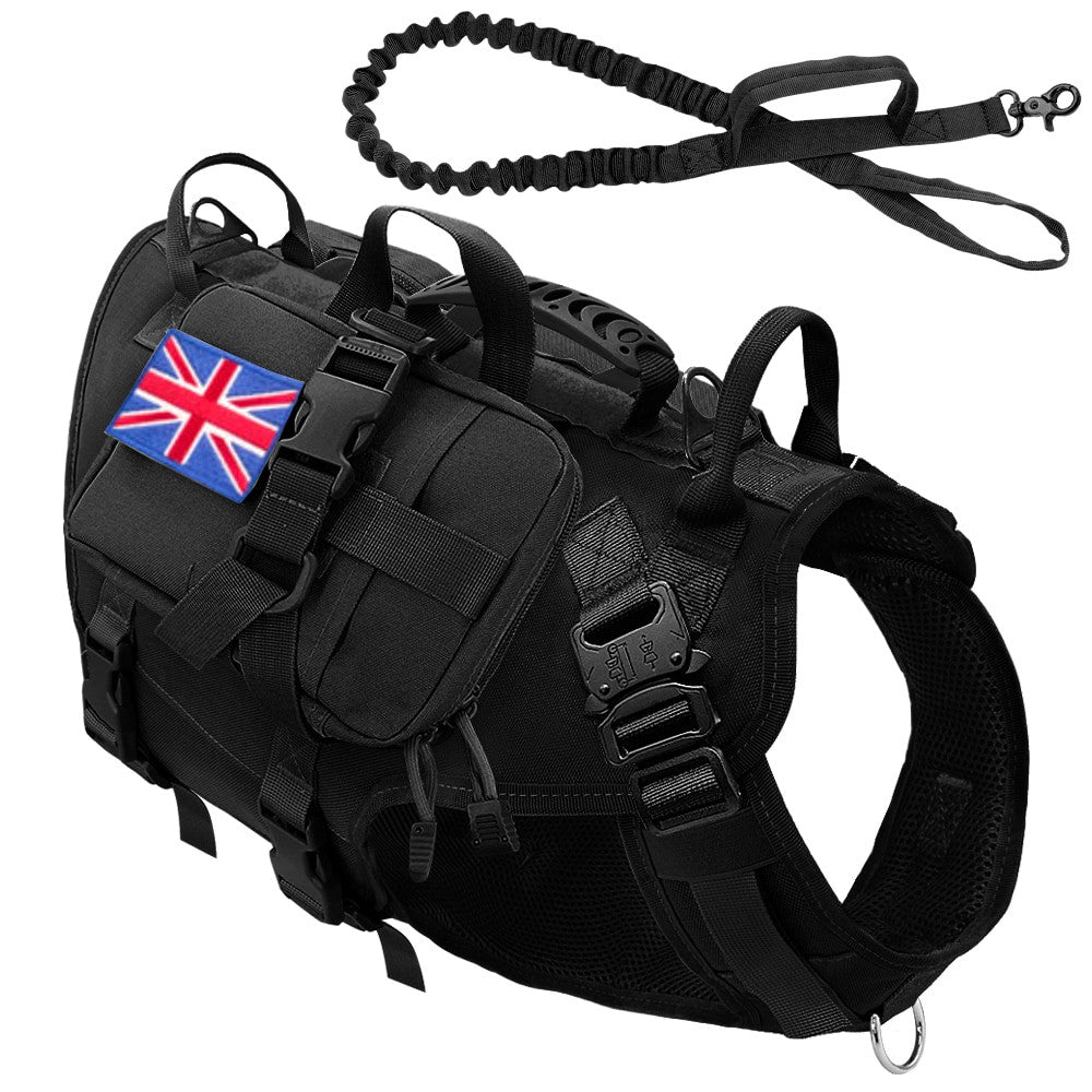 Tactical Dog Harness Military No Pull Pet Harness Vest-18